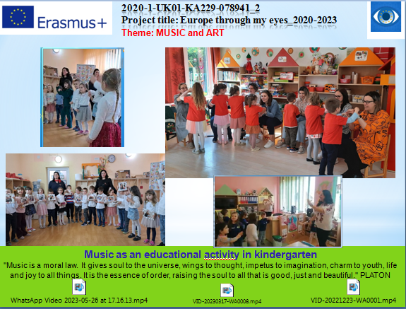 Music as an educational activity in kindergarten